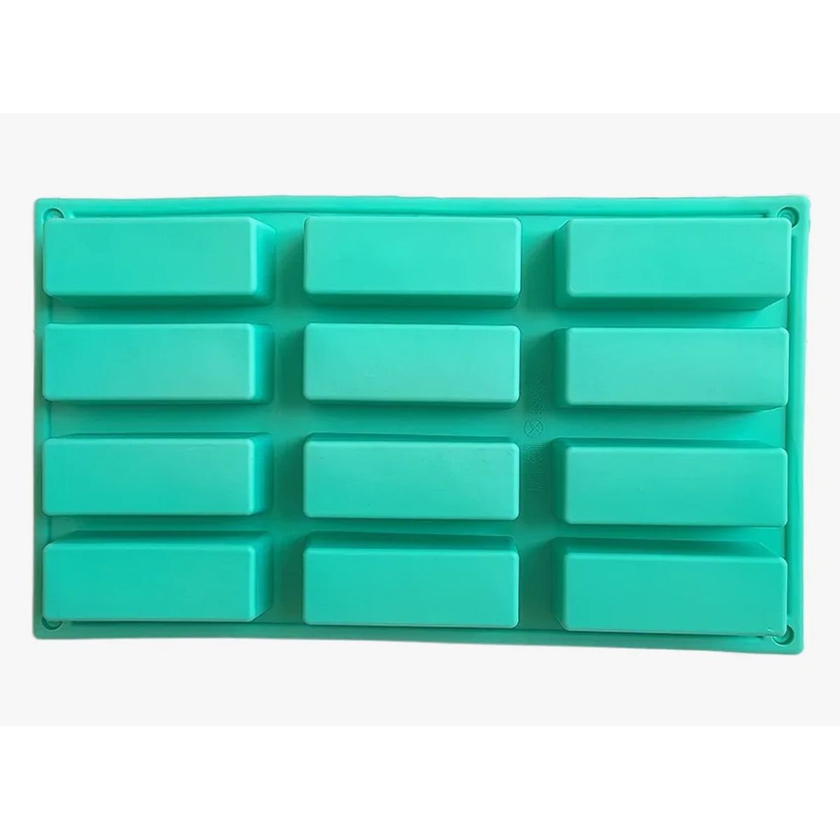 GENERICO - Molde de Silicona Diseño Barras Rectangulares Verde