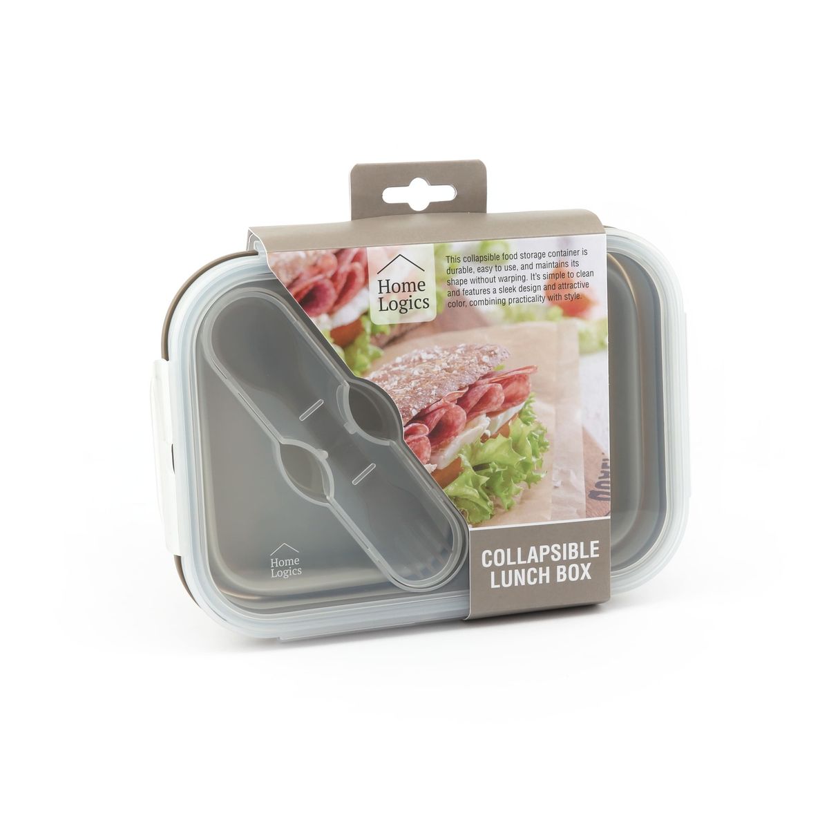 HOME LOGICS - Contenedor De Alimentos Plegable De Silicona Home Logics Kiosclub