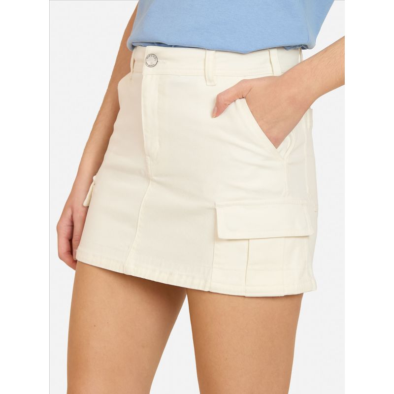 RIP CURL - Falda Wave Blanco  Mujer Rip Curl