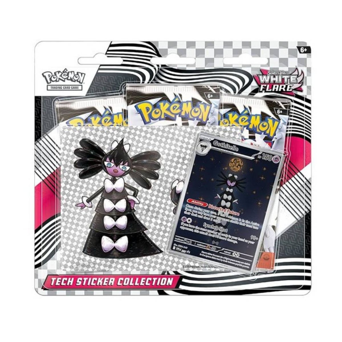 POKEMON - Pokémon: White Flare Tech Sticker Collection Gothitelle ING