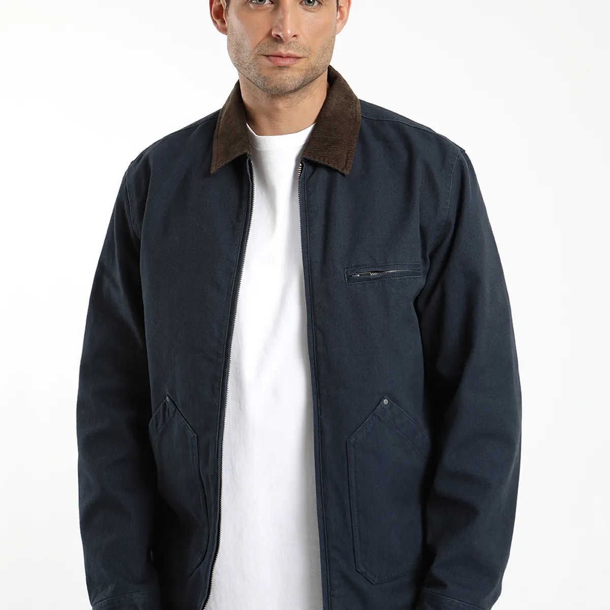 FROENS - Chaqueta hombre sin gorrro pampa 100% algodón Froens