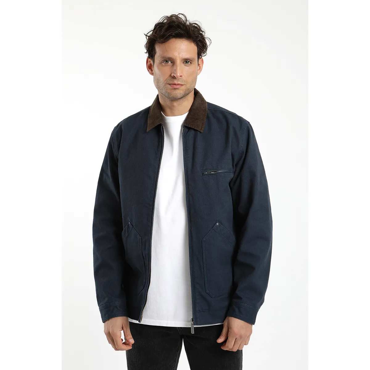 FROENS - Chaqueta hombre sin gorrro pampa 100% algodón Froens