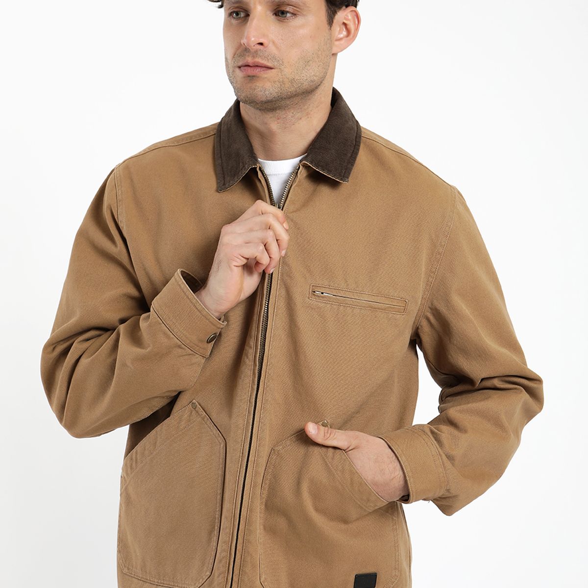 FROENS - Chaqueta hombre sin gorrro pampa 100% algodón Froens