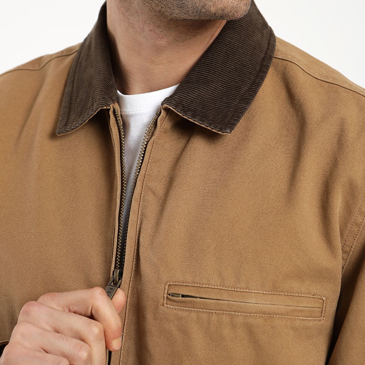 FROENS - Chaqueta hombre sin gorrro pampa 100% algodón Froens