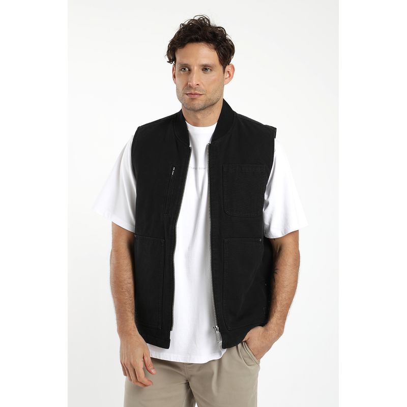 FROENS - Chaqueta hombre sin gorrro fresno 100% algodón orgánico Froens