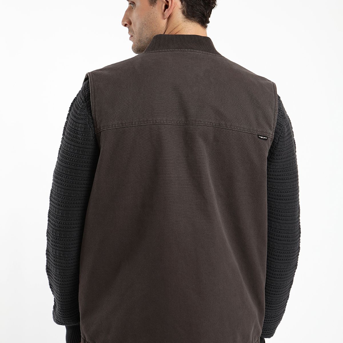 FROENS - Chaqueta hombre sin gorrro fresno 100% algodón orgánico Froens