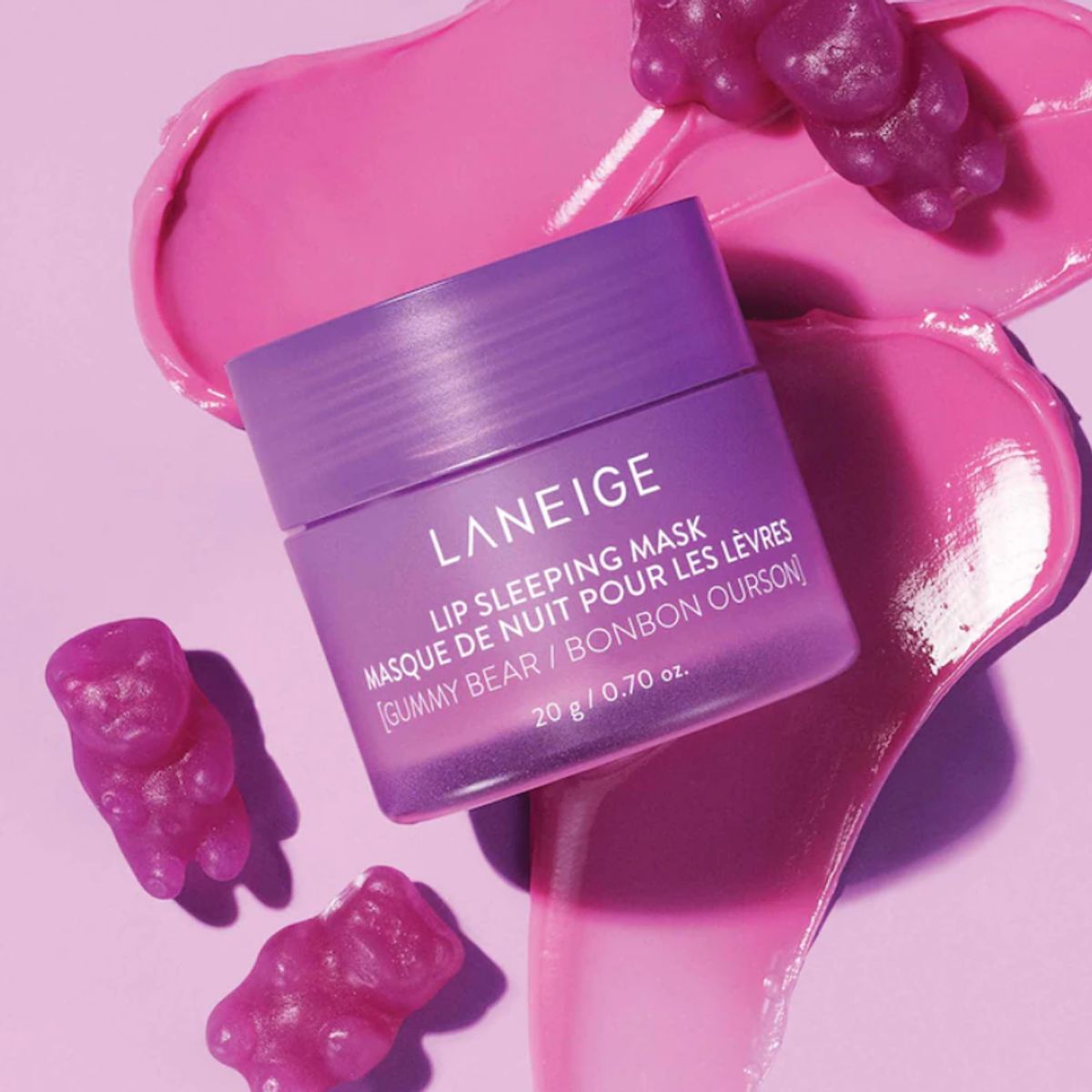 LANEIGE - Mascarilla de Labios Nocturna con Vitamina C - Gummy Bear Laneige