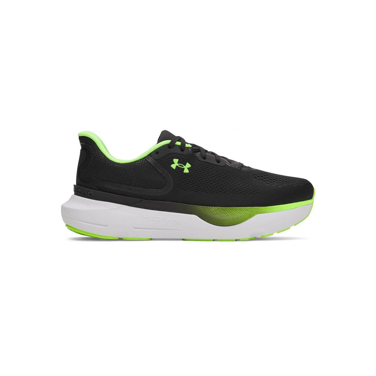 UNDER ARMOUR - Zapatila Running Hombre Infinite Pro 2 Negro/Verde UNDER ARMOUR