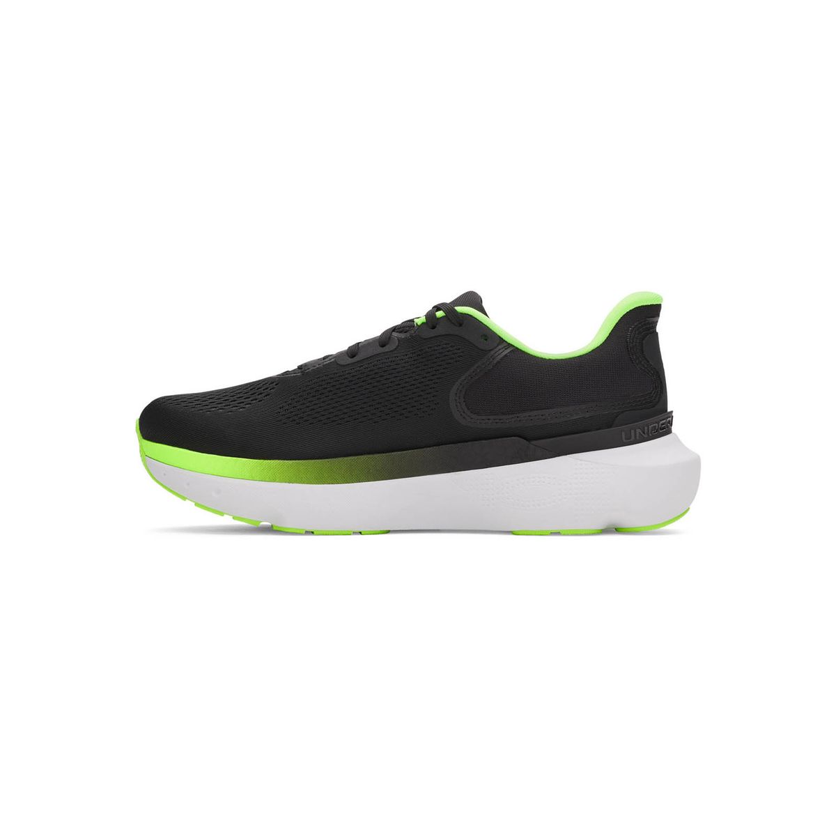 UNDER ARMOUR - Zapatila Running Hombre Infinite Pro 2 Negro/Verde UNDER ARMOUR