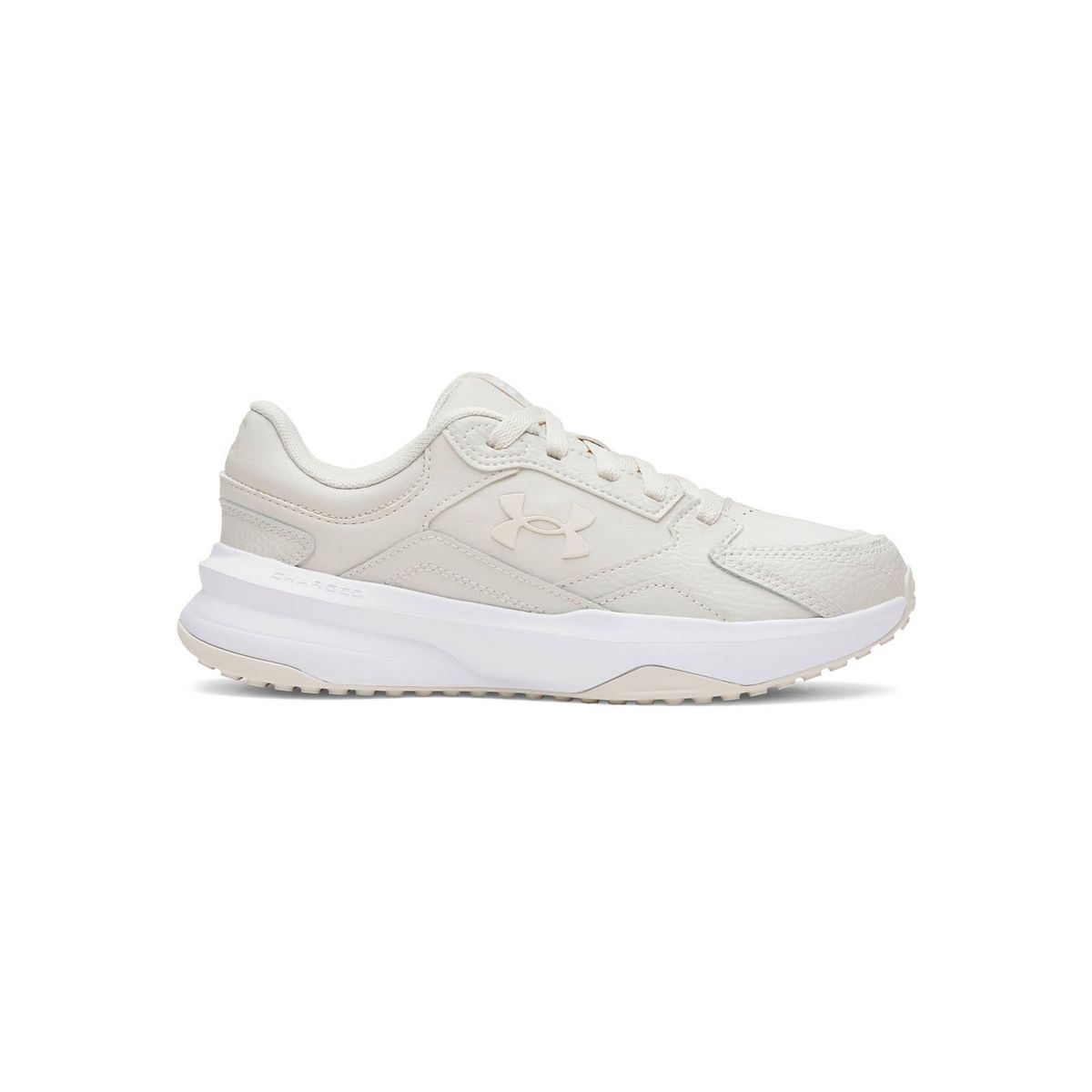 UNDER ARMOUR - Zapatilla Training Mujer Edge Leather Blanco UNDER ARMOUR