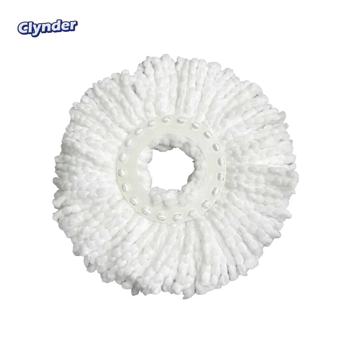 CLYNDER - Repuesto Mopa Microfibra Limpieza Giratoria Redonda Clynder Kiosclub