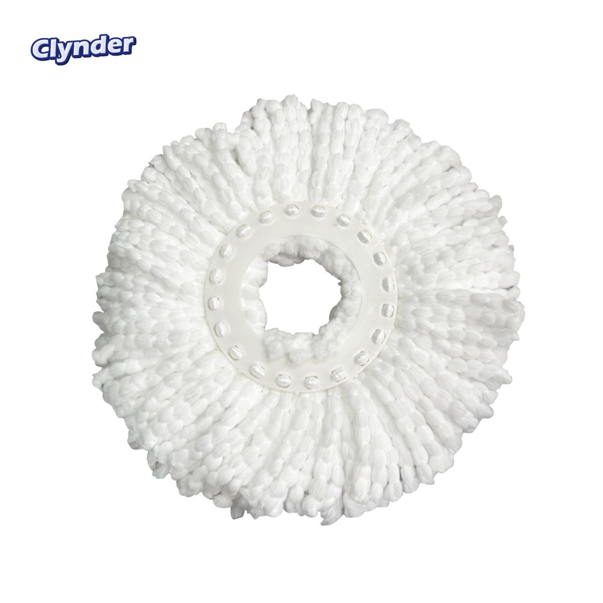 CLYNDER - Repuesto Mopa Microfibra Limpieza Giratoria Redonda Clynder Kiosclub