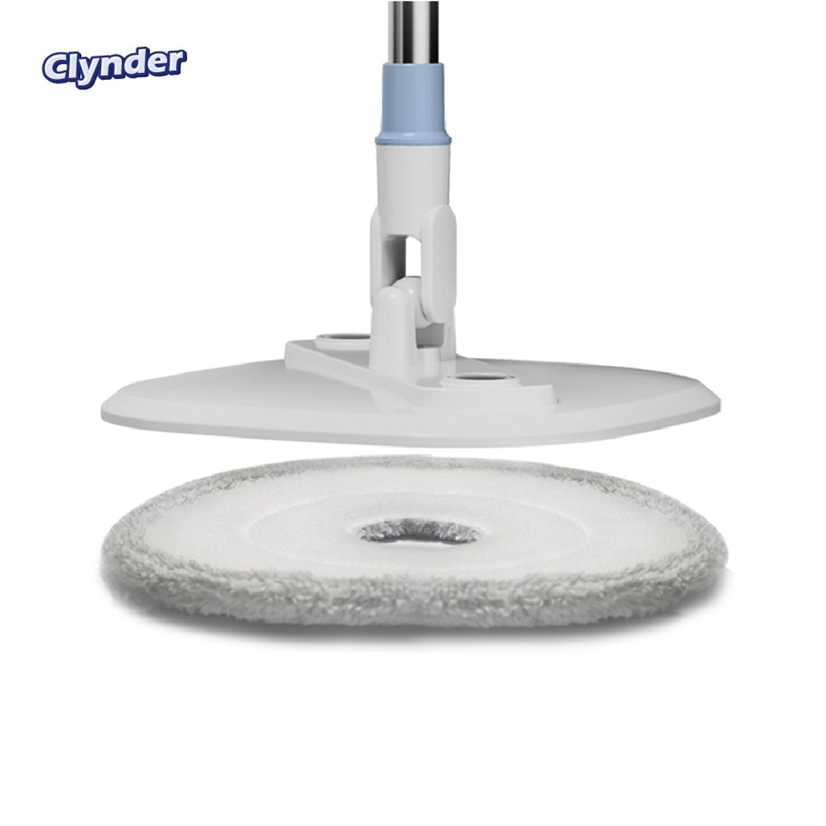 CLYNDER - Repuesto Mopa Microfibra Limpieza Giratoria Cuadrada Clynder Kiosclub