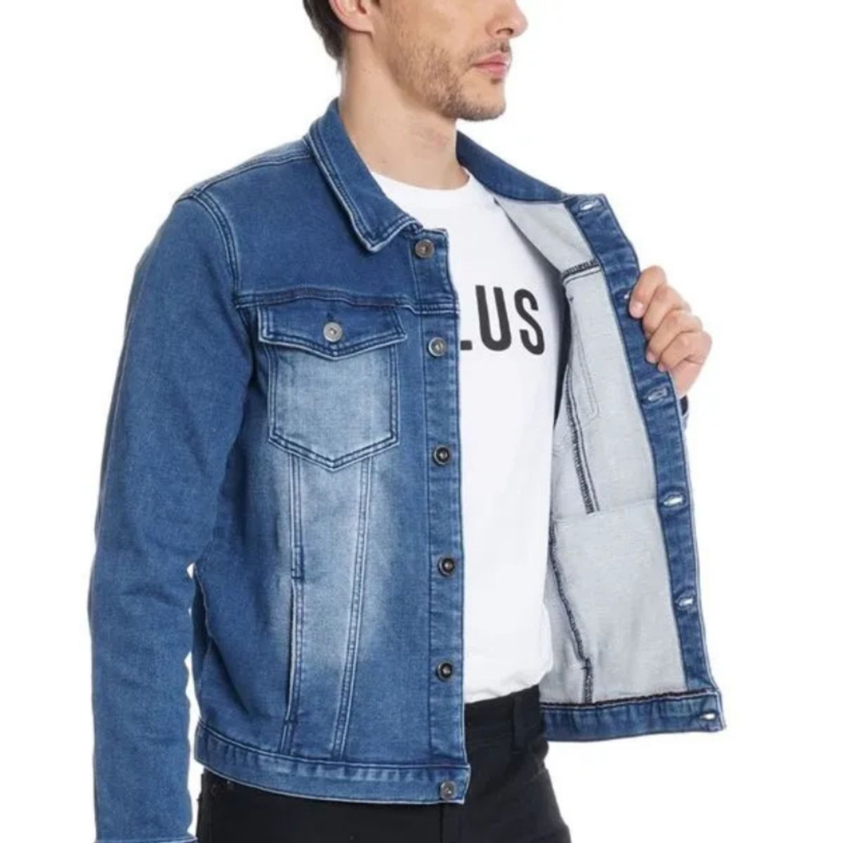 ELLUS - Ellus Chaqueta Hombre Trucker
