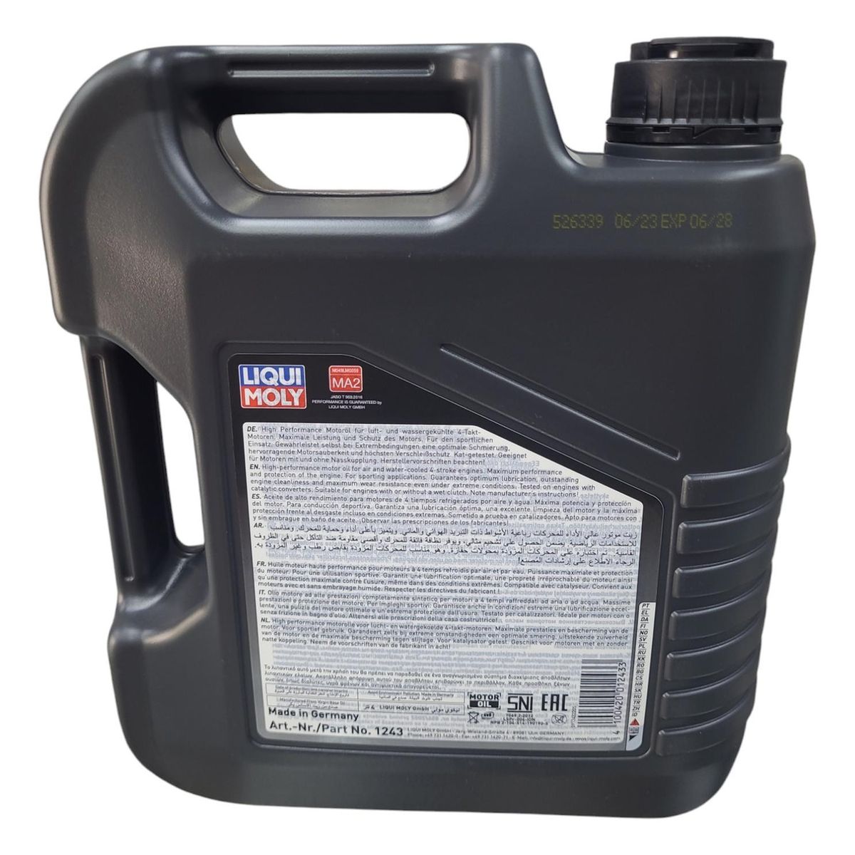 LIQUI MOLY - Aceite Moto Liqui Moly 4t 10w 40 Sintetico 4l