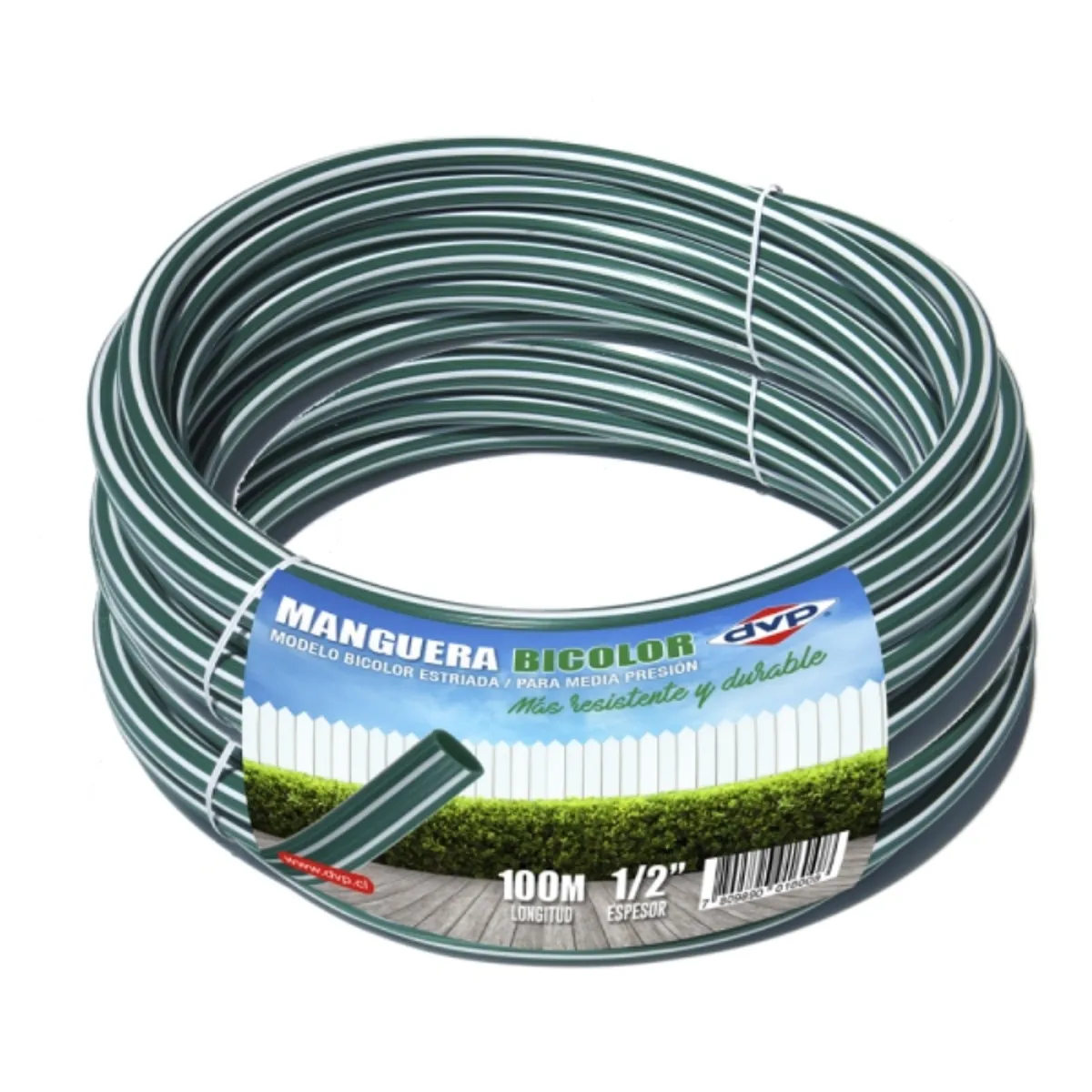 DVP - Manguera jardin bicolor standard 1/2" 100mt