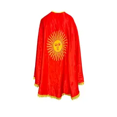 IRM - Capa Roja Manta Baile Diablada La Tirana Niño 128x71cm