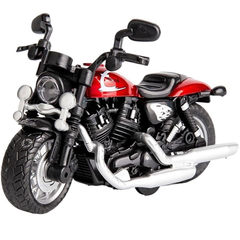 GENERICO - Motocicleta Juguete Coleccionable Luz Sonido Escala 112