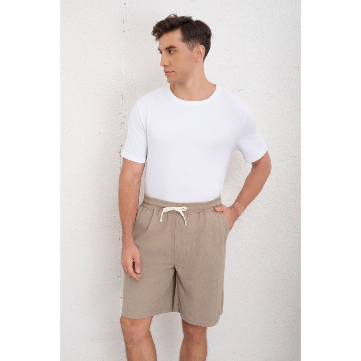 LIKE SHOP - Short Hombre Bermuda Holgado Pantalon Corto Casual 7149
