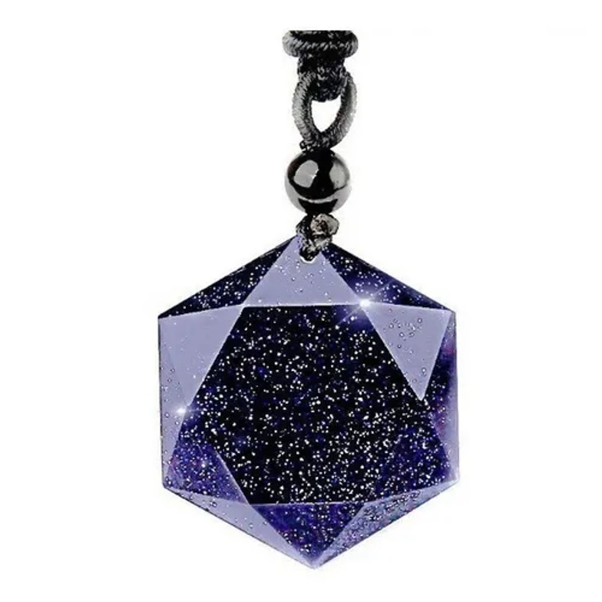 GENERICO - Collar De Piedra Piedra Azul Estelar Aventurina Ix