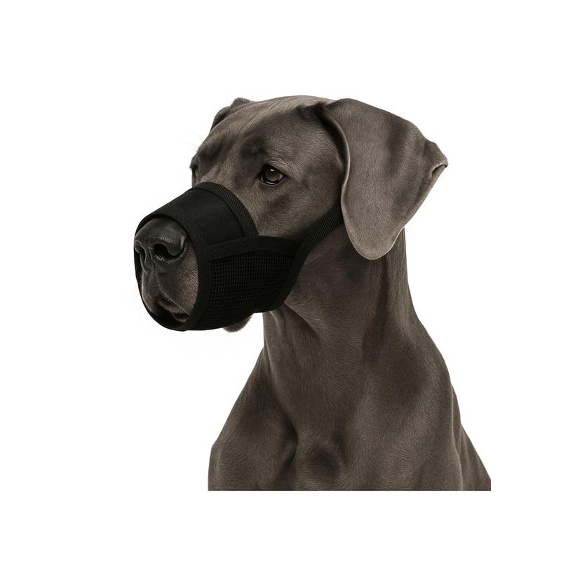 GENERICO - Bozal Ajustable con Velcro Perro Talla XXL 28x34 cm