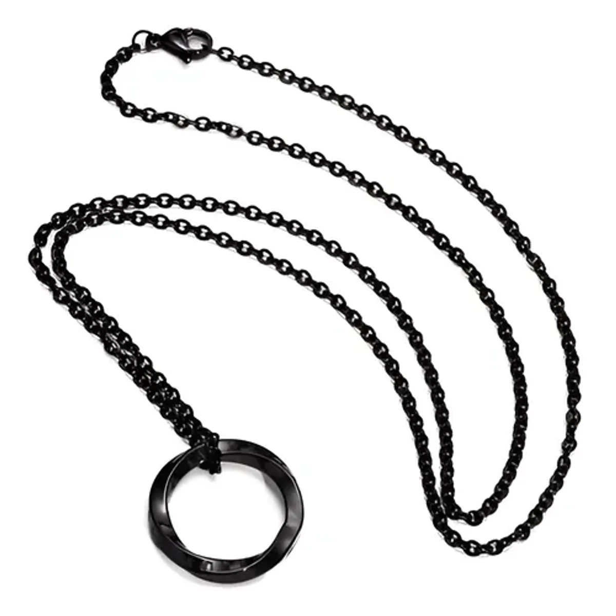 GENERICO - Collar Vikingo Titanio Circulo Runas Nordicas Royal Madriz