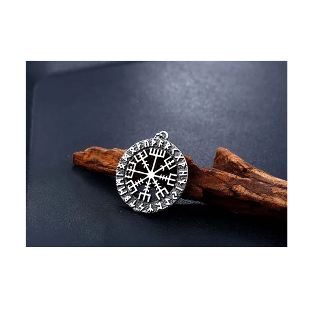 GENERICO - Collar Brujula Vikingo Hombres Caballero Moda
