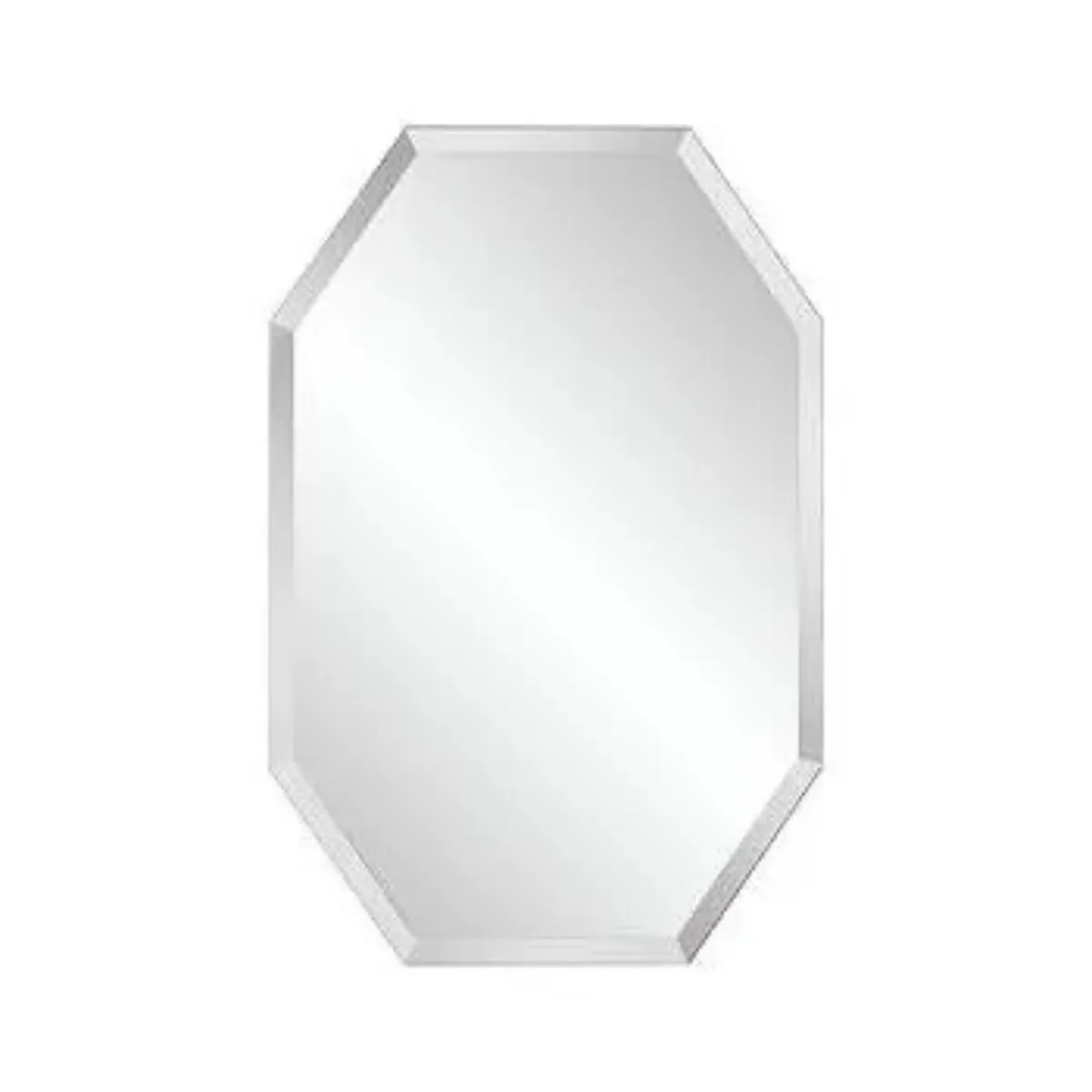 GENERICO - Espejo baño semi ovalado 50x70 con luz led blanca Casa Viva