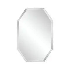 GENERICO - Espejo baño semi ovalado 50x70 con luz led blanca Casa Viva