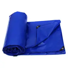 GENERICO - Lona para camión impermeable 9x7 filtro UV y ojetillos azul
