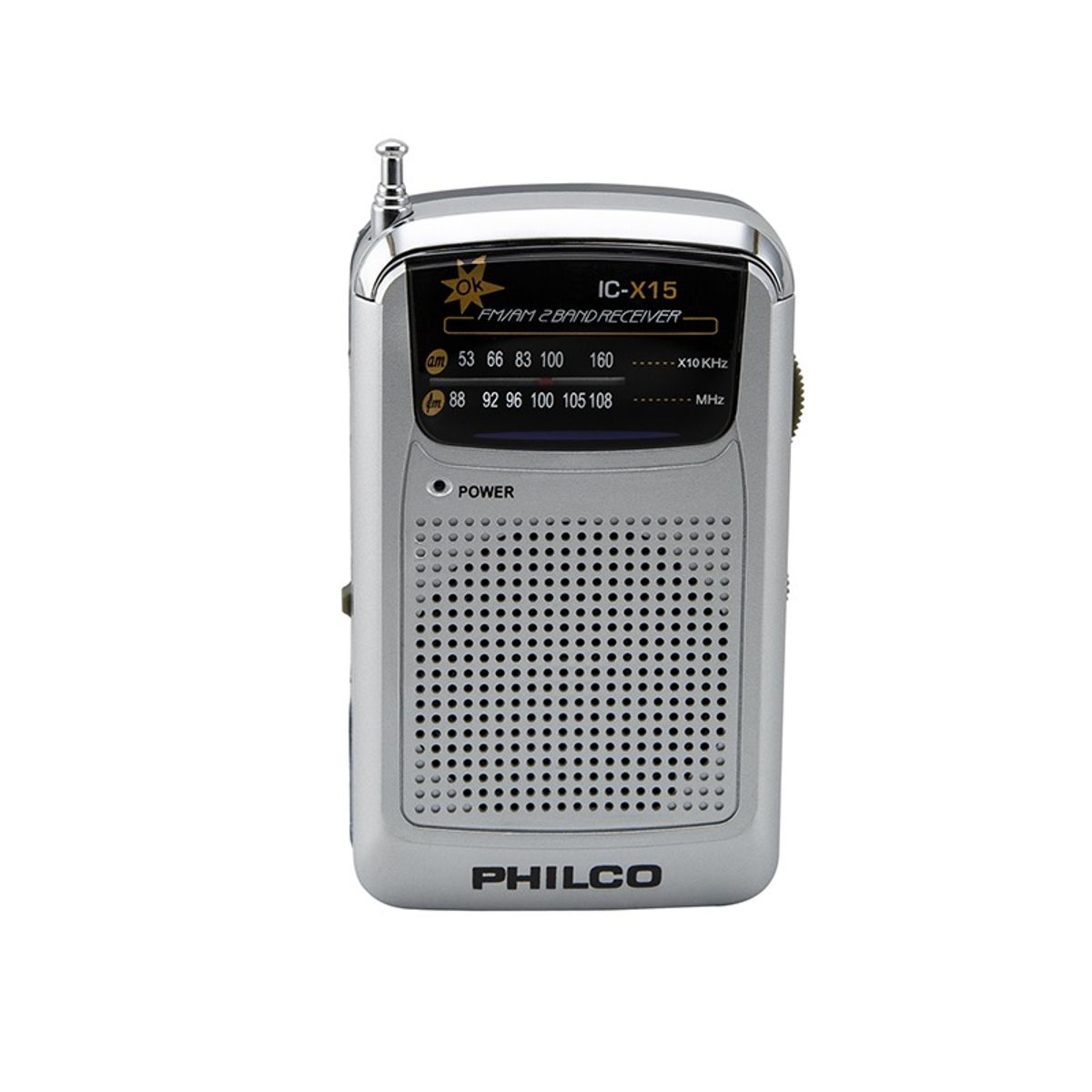 PHILCO - Radio Portátil A Pilas Fm am Con Audífonos Philco