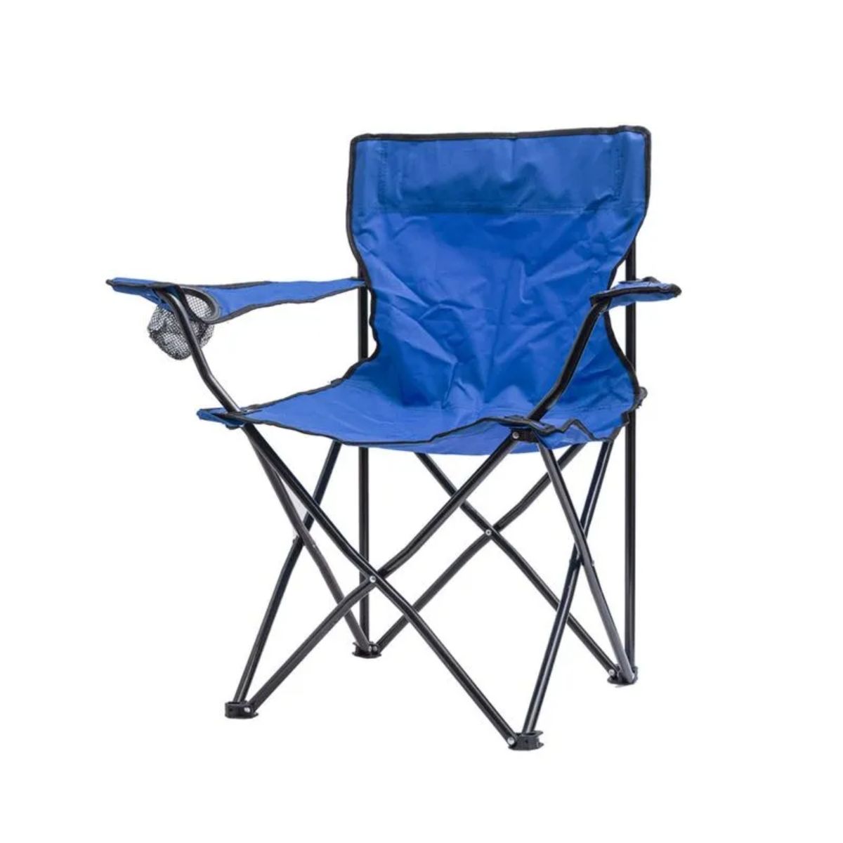 GENERICO - Silla plegable camping azul 50x50x80cm