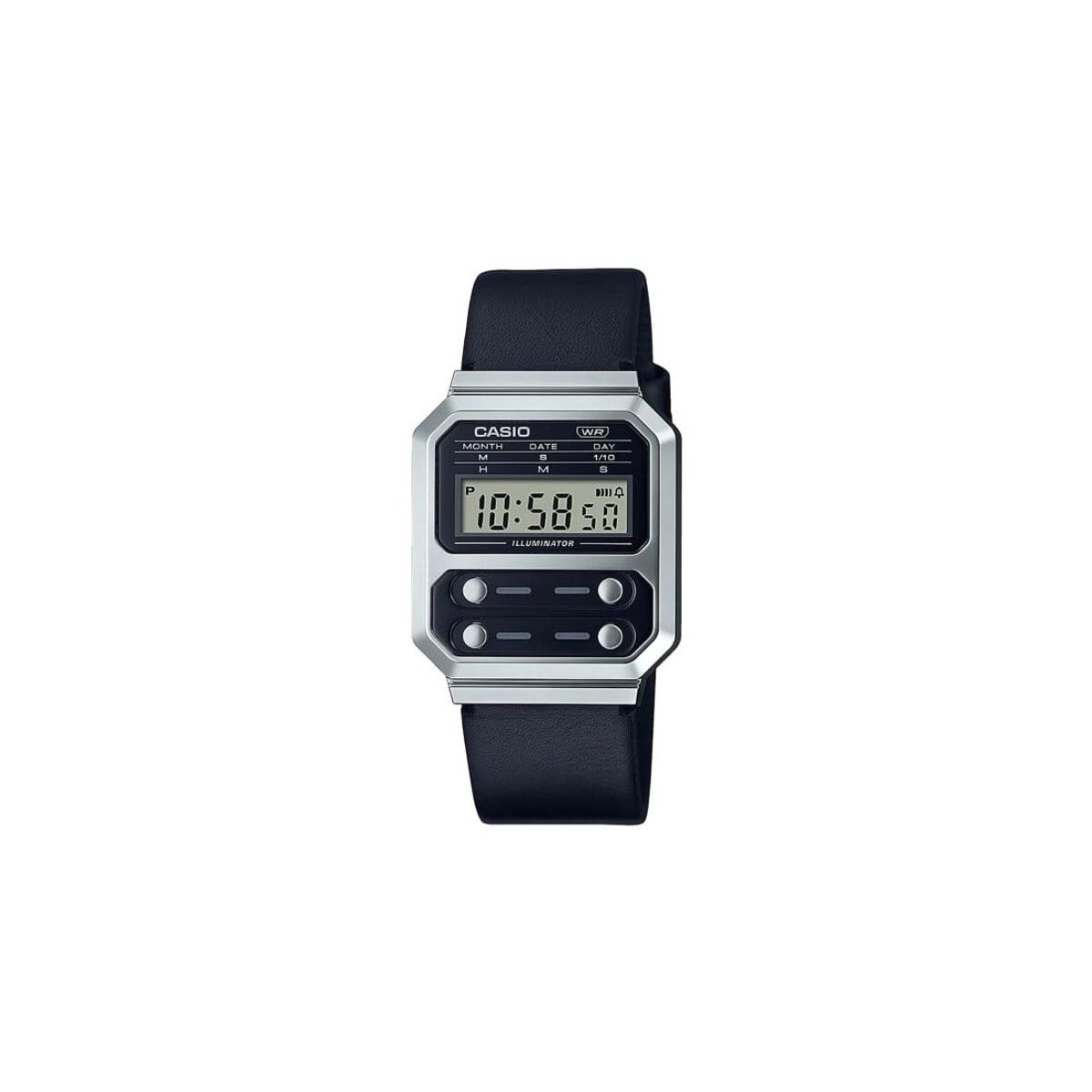 CASIO - Reloj Casio Vintage A100WEL-1ADF Alien F-100 Reissue Cuero