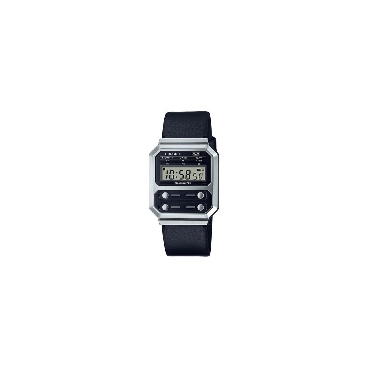 CASIO - Reloj Casio Vintage A100WEL-1ADF Alien F-100 Reissue Cuero