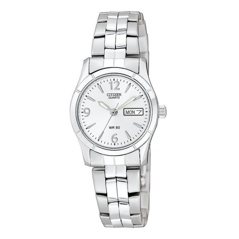 CITIZEN - RELOJ CITIZEN EQ0540-57A QUARTZ PLATEADO MUJER