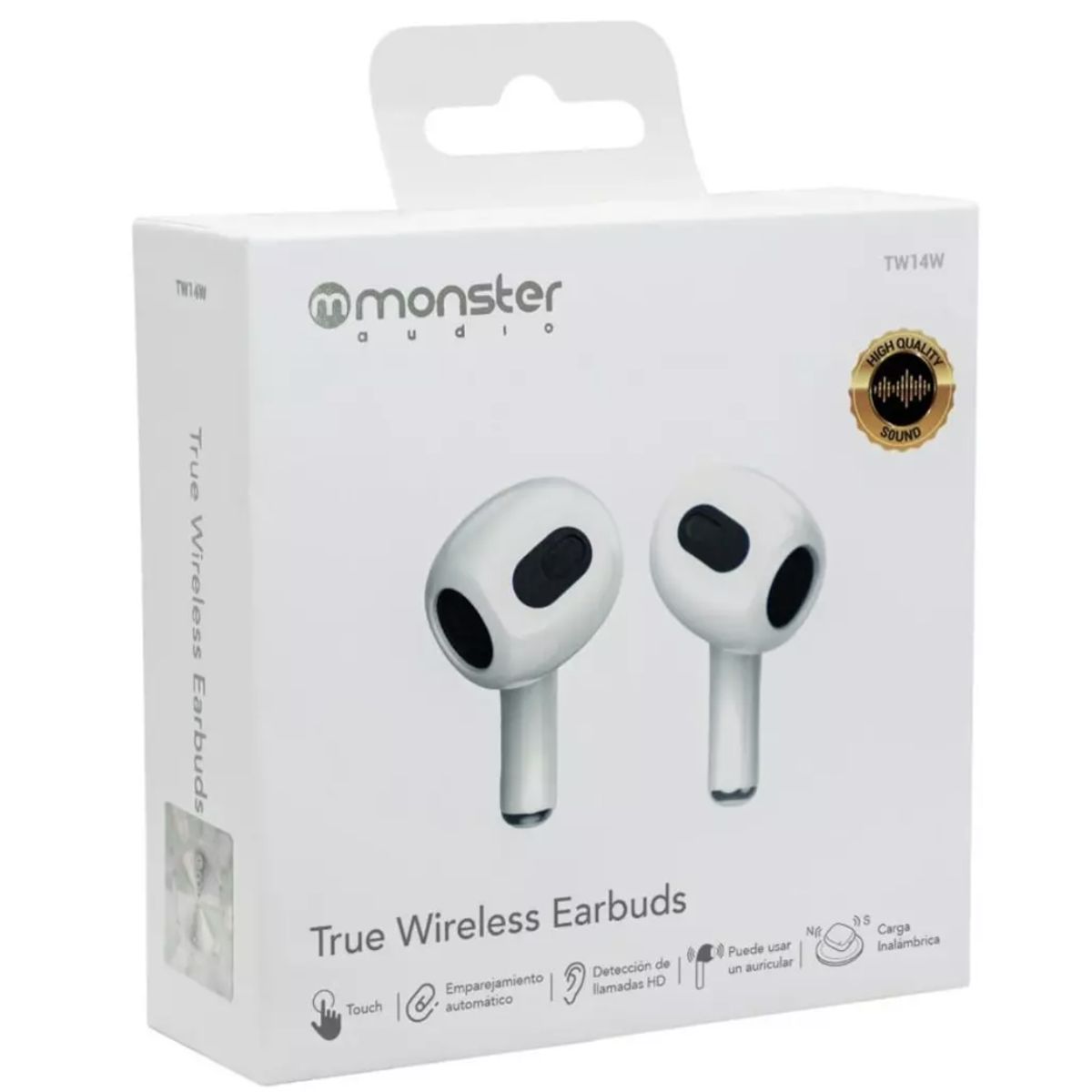 MONSTER GAMES - Tw14W Audifono Monster True Wireless Blanco