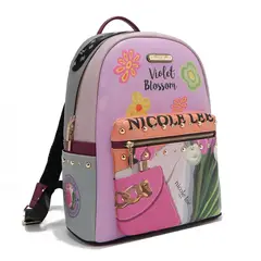 NICOLE LEE - MOCHILA VIOLET BLOSSOM USB