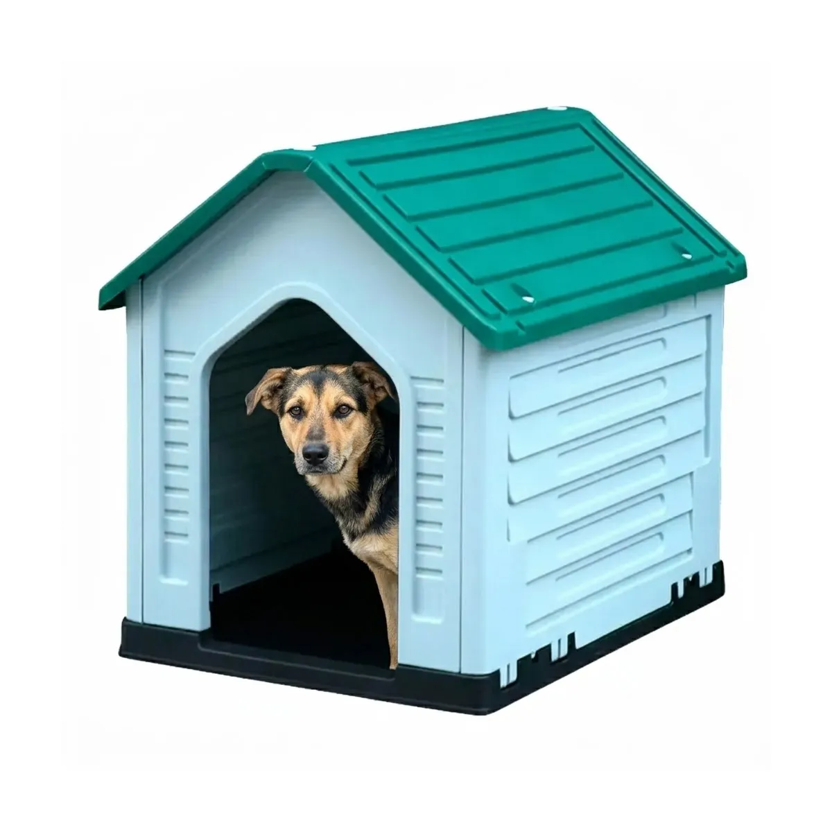 GENERICO - Casa de perro 67x52x60cm verde casa viva
