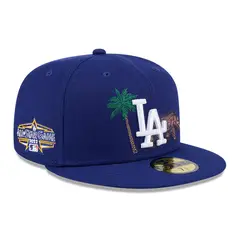 NEW ERA - Gorra 59Fifty Los Angeles Dodgers MLB State Stitch Azul