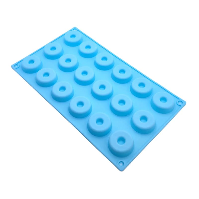 GENERICO - Molde de Silicona Diseño Mini Donuts Celeste