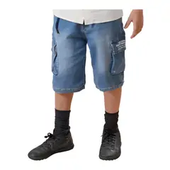 EXCEPTION - Bermuda Mezclilla Niño