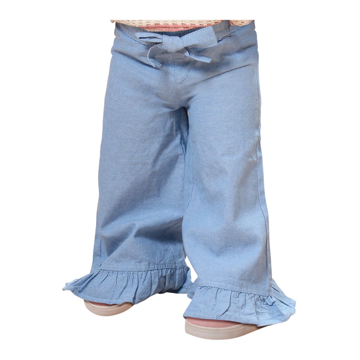 EXCEPTION - Pantalón Mezclilla Liviana Palazzo Bebé Niña Exception