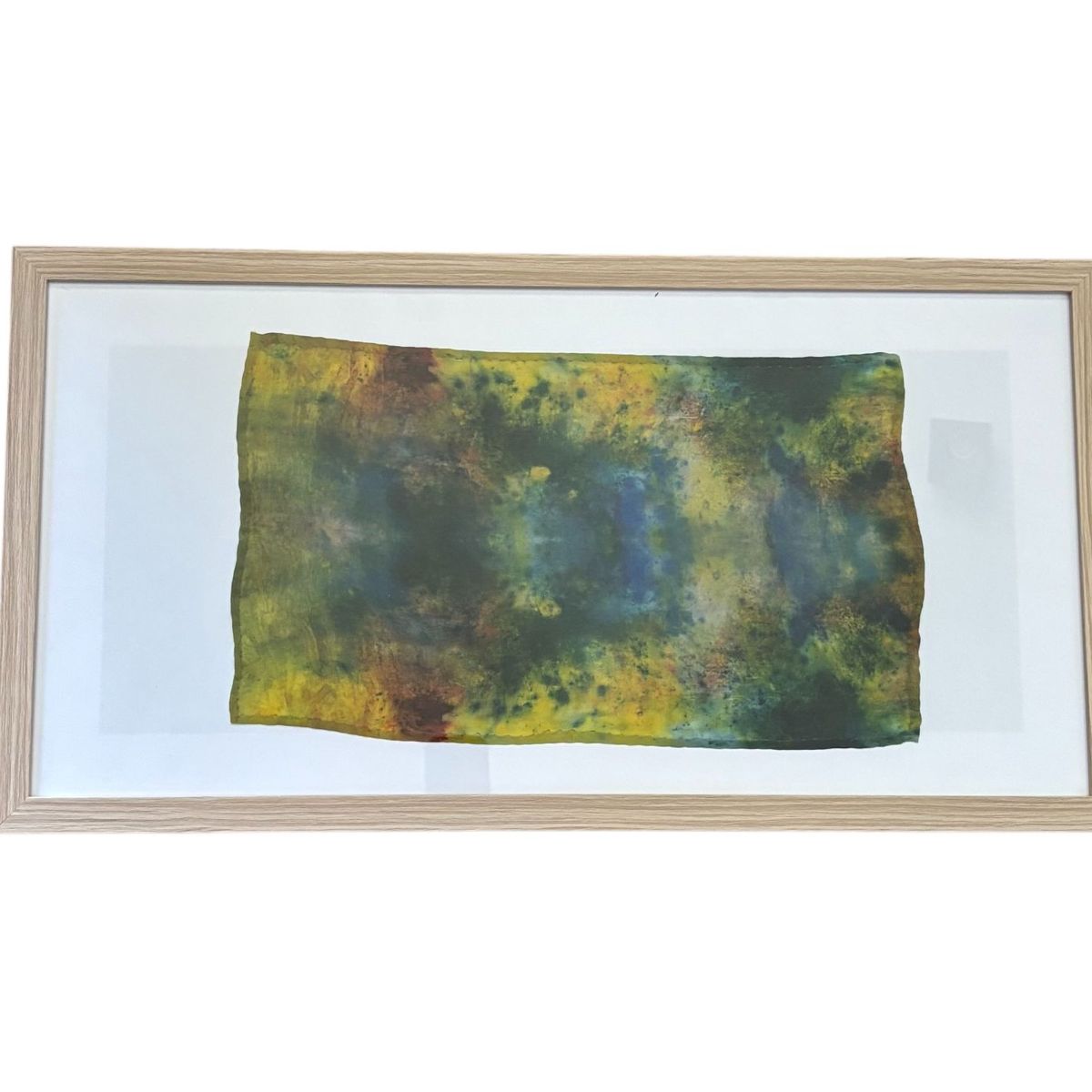 GOIC DISEÑOS - CUADRO DECORATIVO TELA SEDA TEÑIDO A MANO DISEÑO EXCLUSIVO