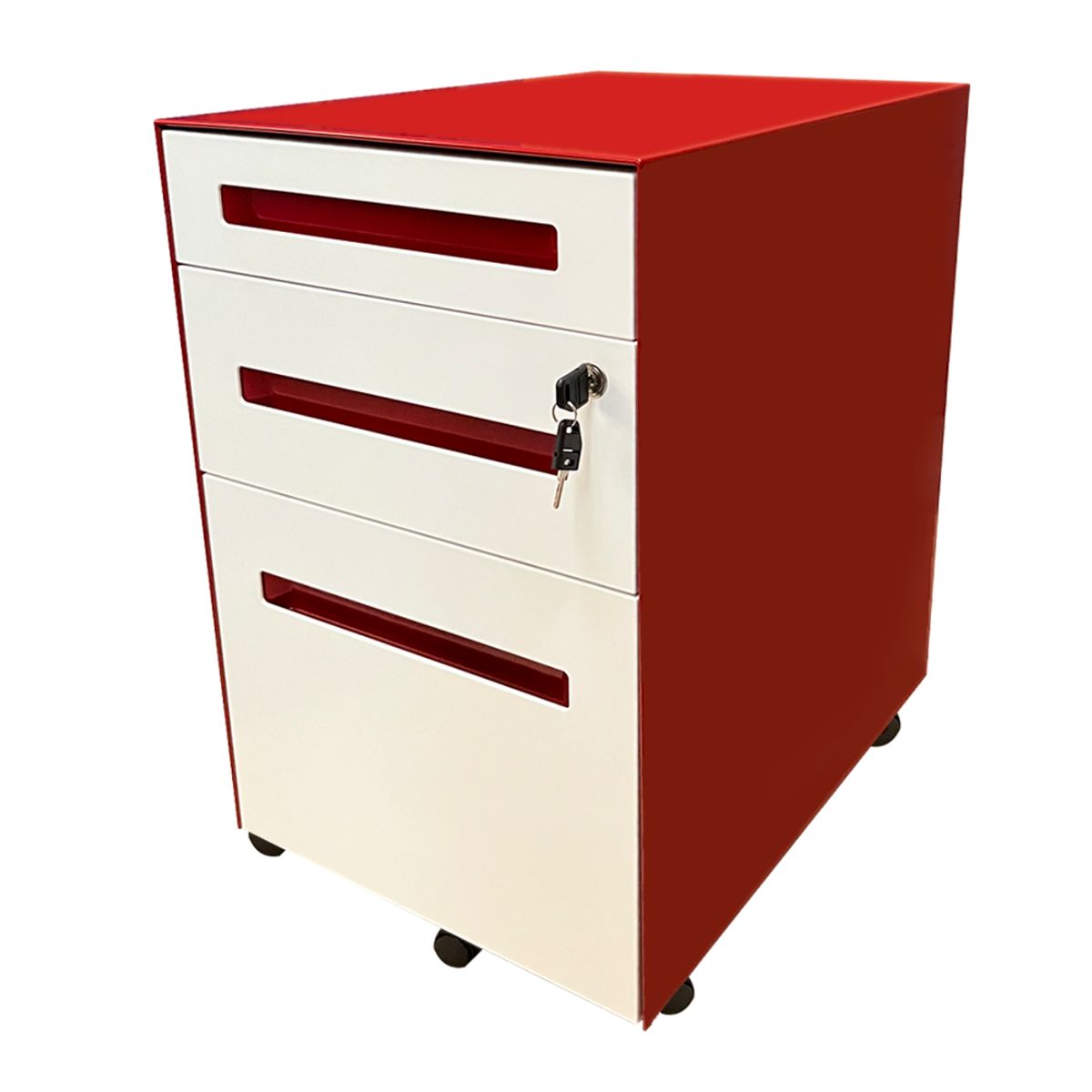 AGM - Cajonera Metálica 2 Cajones 1 Kardex Ruby