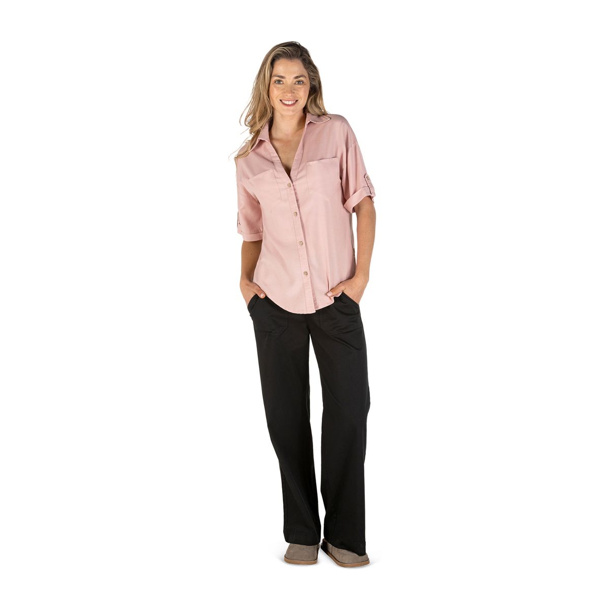 PANAMA JACK - Blusa Lino Mujer W049 Panama Jack
