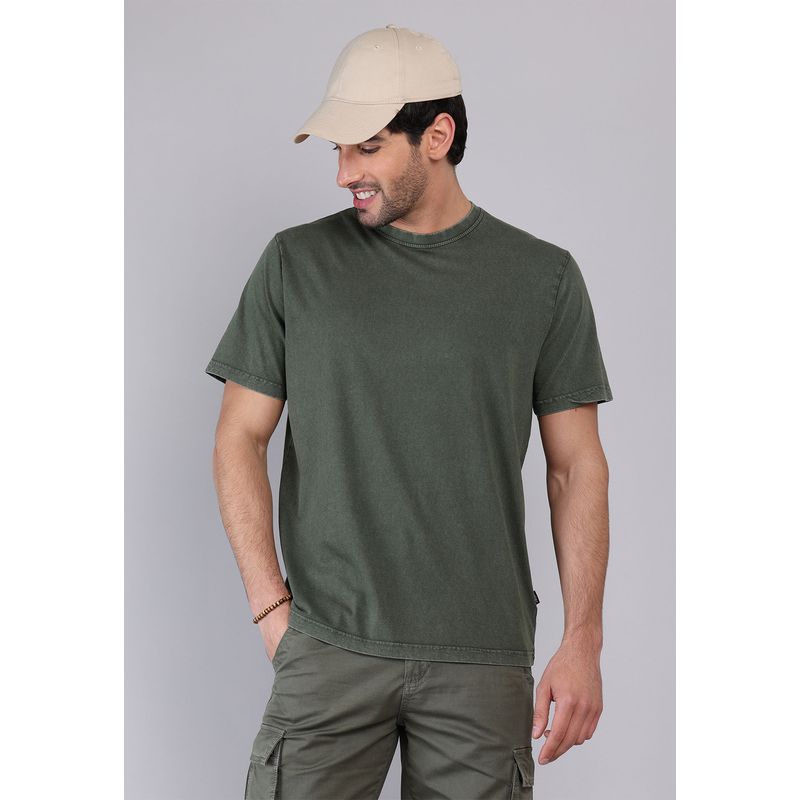 SOVIET - Polera Cuello Redondo Stone Wash Soviet SOVIET