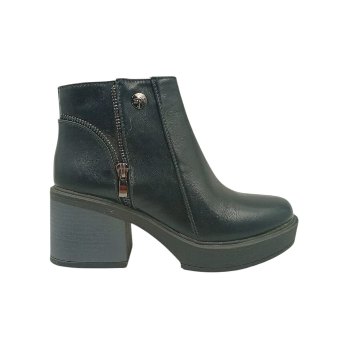 HERIEL - Botín Negro Taco Mujer