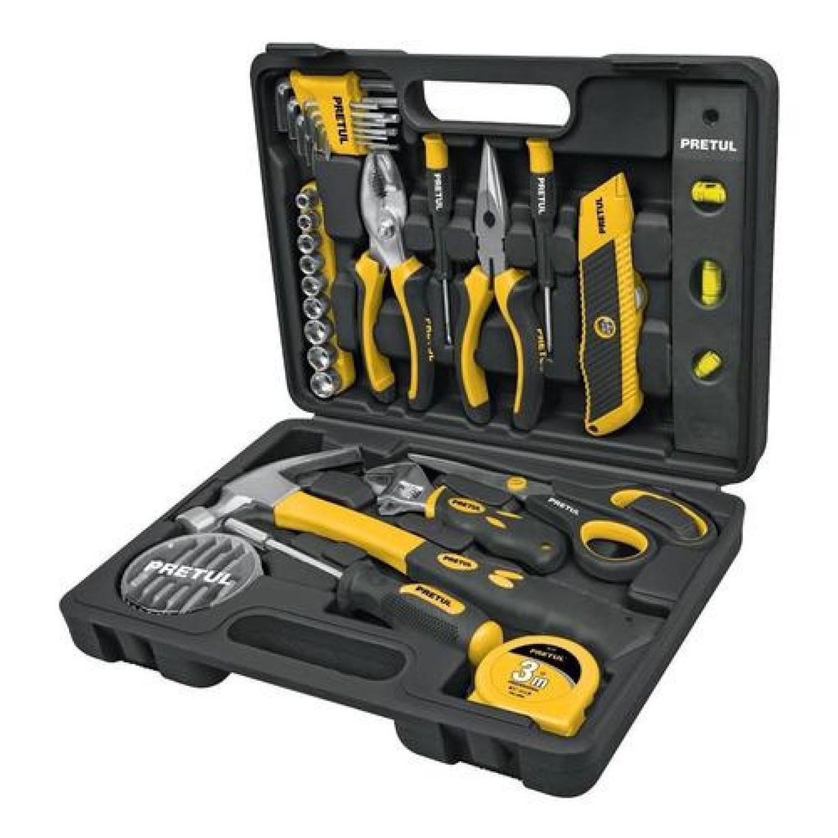 TRUPER - Set De Herramientas Comfort Grip 42 Piezas Pretul