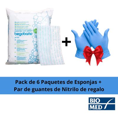 Imagen 2 del producto 6 Paquetes Esponja Jabonosa Desechable - 144 Unid + regalo