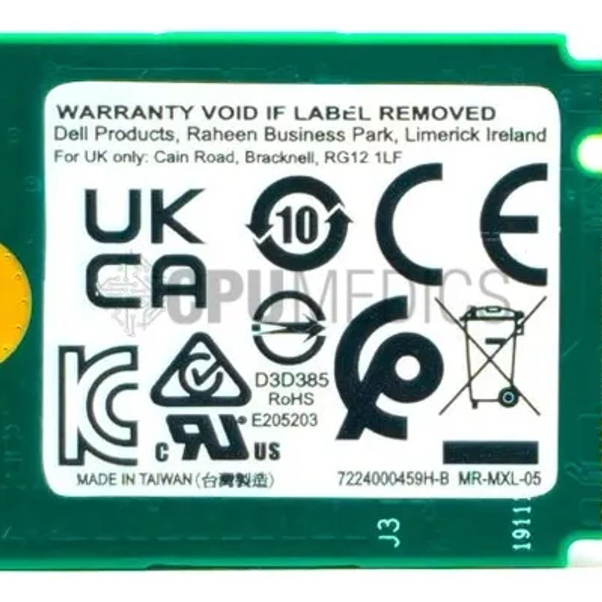 DELL - Ssd 256gb M2 Nvme Dell Lite-onultra Rápido Y Confiable Verde